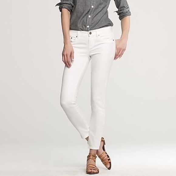 j crew matchstick jeans white